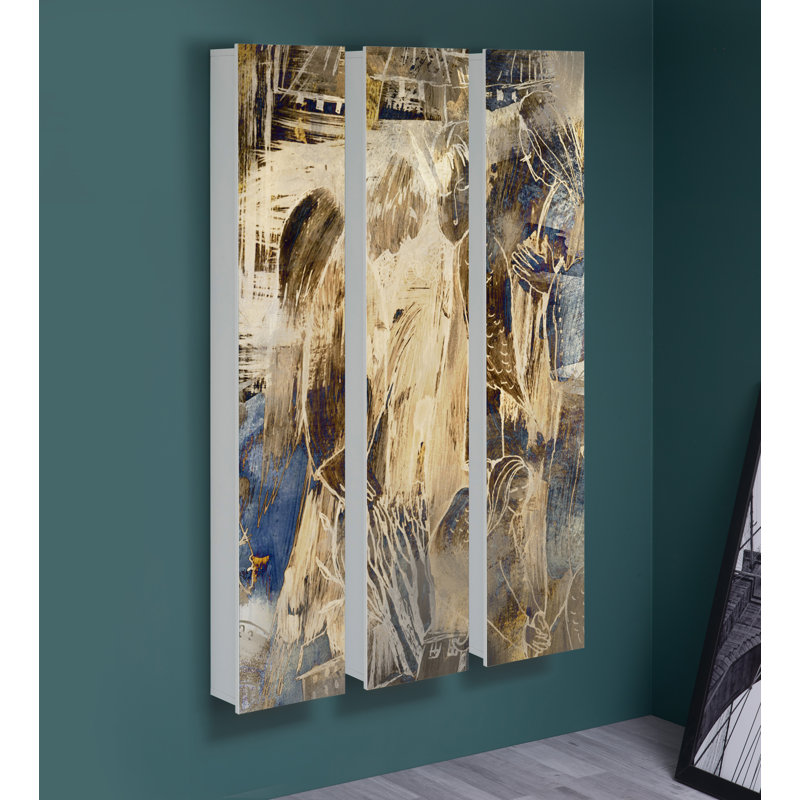 Ebern Designs 3-tlg. Schuhschrank-Set Art Modern für 12 Paar Schuhe